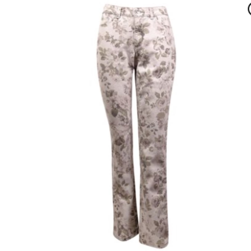 Charter Club Lexington Straight Floral Jean 18 NWT